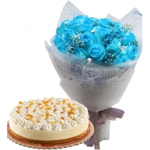 send flower with cake to manila