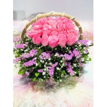 send rose basket to manila