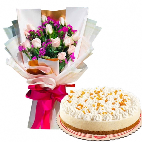 send flower with cake to manila