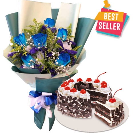 send flower with cake to manila